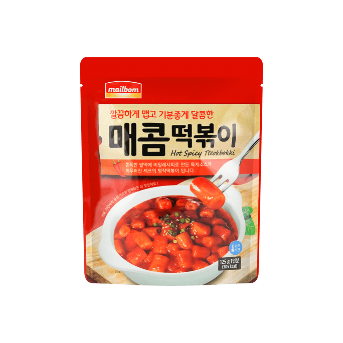  韓國MAILBOM 即食韓式炒年糕 辣味 125g