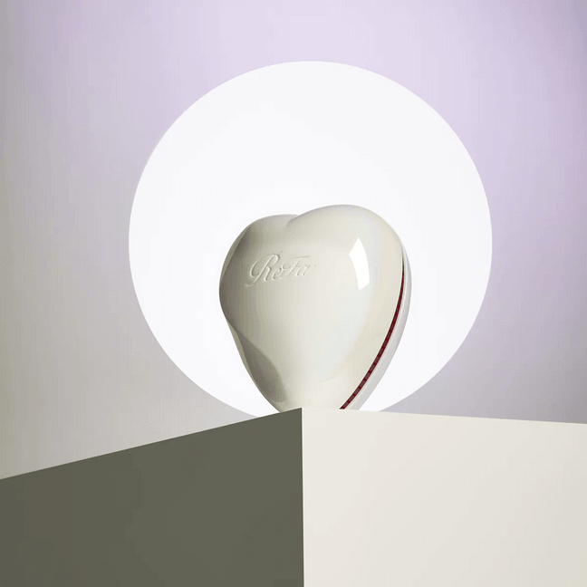 日本REFA 心形发梳 极光白