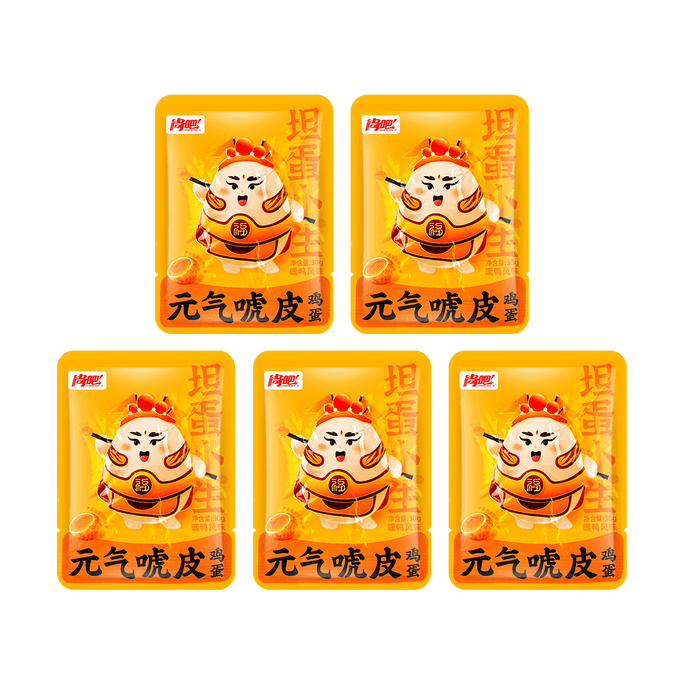 【Value Pack】Roast Duck Egg with Seasoning 1.06 oz*5