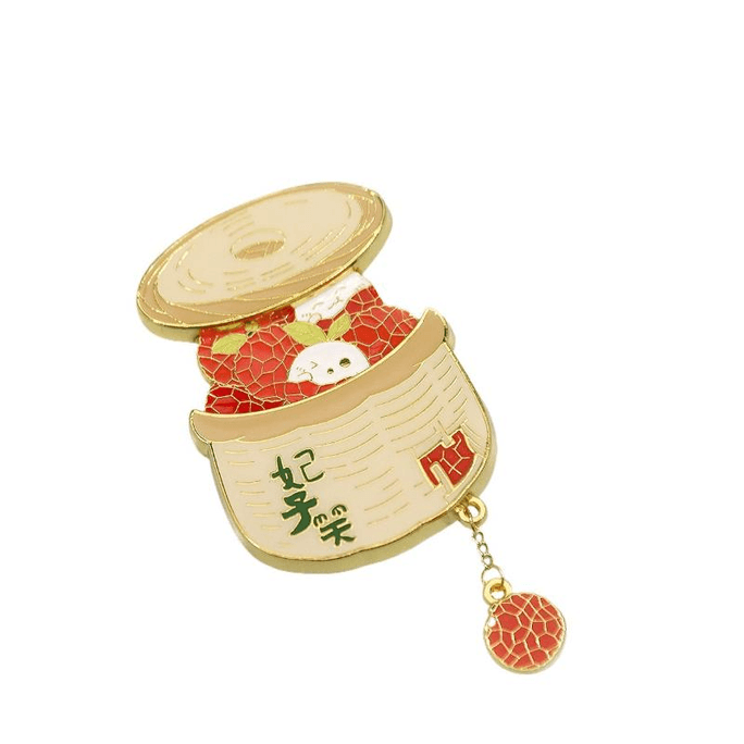 Xi'an Museum A Basket Of Lychee Refrigerator With A Single Chang'an Cultural And Creative 50 * 50mm Sticker