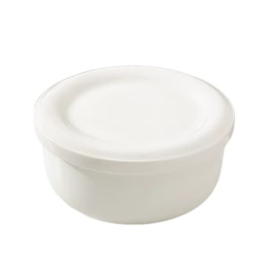 【中国直邮】 川岛屋 蒸蛋碗陶瓷带盖蒸碗炖盅一人份隔水炖家用蒸菜蒸蛋羹专用碗 1个