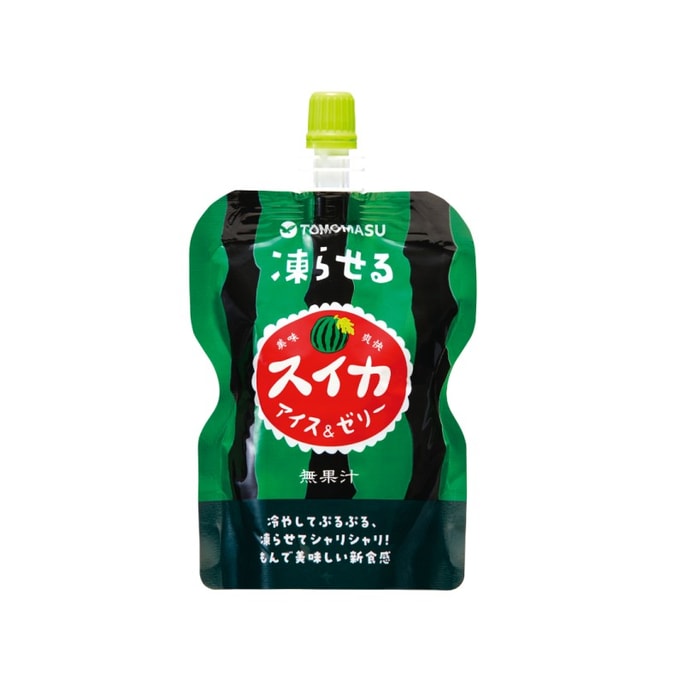 일본 TOKYO 냉동 식용 과일 바 아이스크림 x 젤리 수박맛 130g