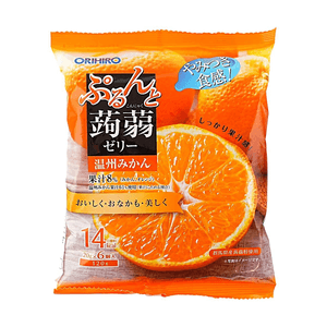 みかんこんにゃくゼリー 6個 【濃厚フルーツ味】【もちもち食感】