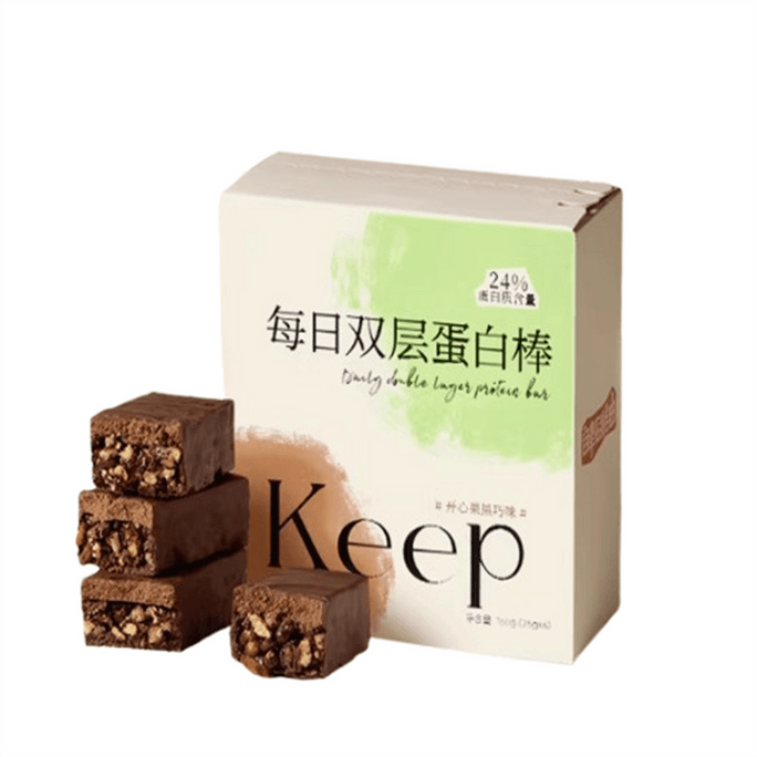 Protein bar - Provides sustained satiety and energy. Cashew dark chocolate flavor, 150g per pack.