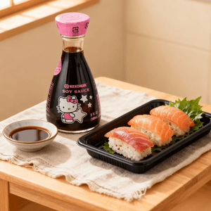 日本KIKKOMAN万字 酱油 148ml【Hello Kitty联名包装】【动漫好物】