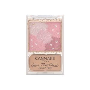 Glow Fleur Cheeks Blush Blend Type B02 Rose Ballerina 【Flower Relief Blush】【Shiny and Matte Dual Texture】【Dimensional Glow】