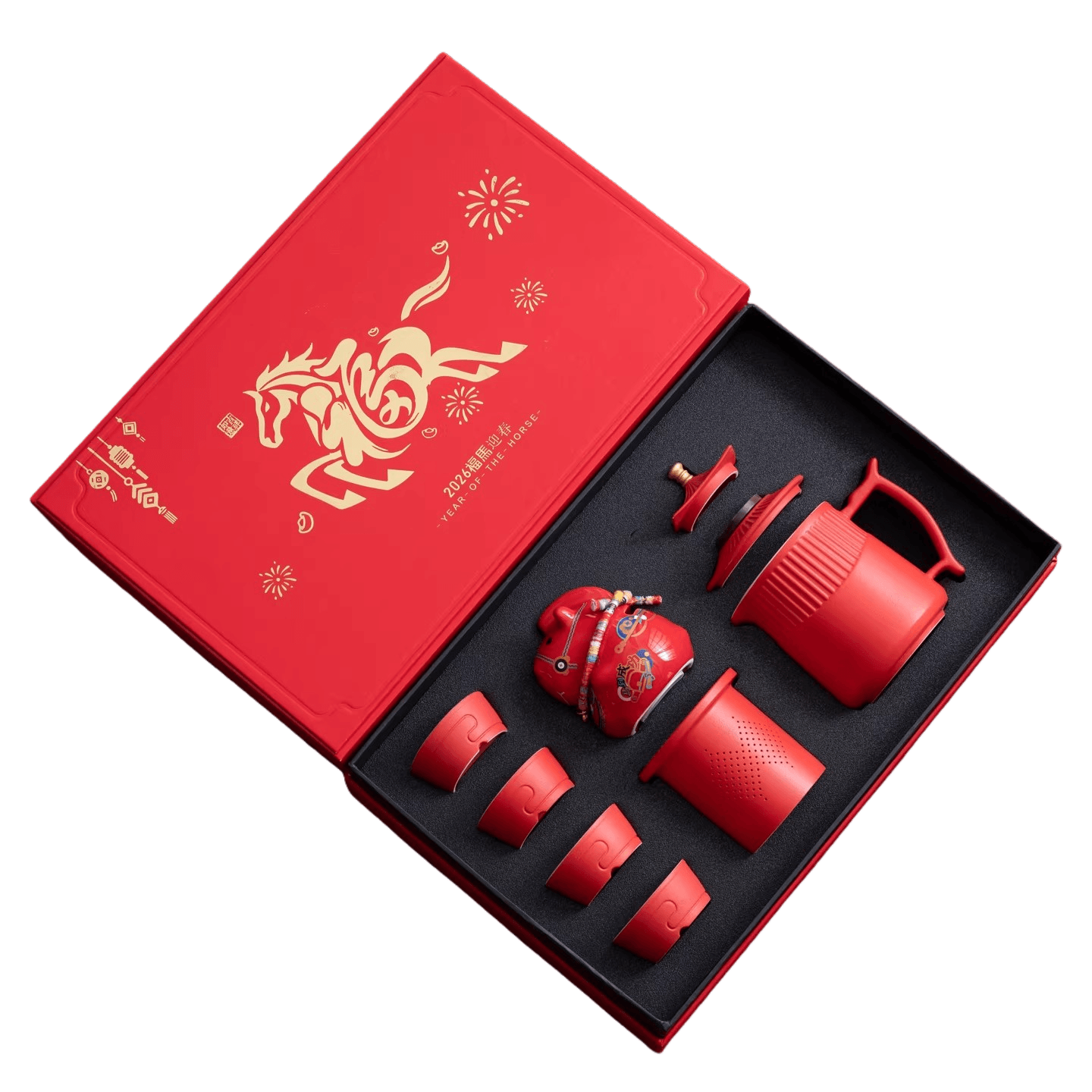 中国直送】故宮博物院文化創意商品：甲午年コレクターズティーセット1