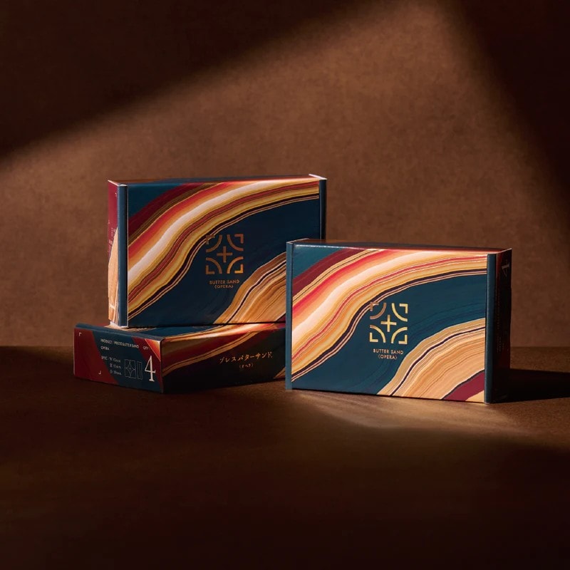【日本直邮】 日本 press butter sand 2026年情人节 期间限定  咖啡x巧克力夹心黄油饼干 4个装