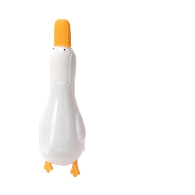 Cute Duck Hair Clip Household Cleaning Clip Bathroom And Toilet Can Shovel Stains Cleaning Tool White * 1 Piece