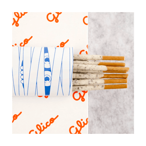 Japanese Cookies and Cream Pocky Cookie Sticks - Family Pack, 9 Pack, 4.57 oz [Halloween Limited]