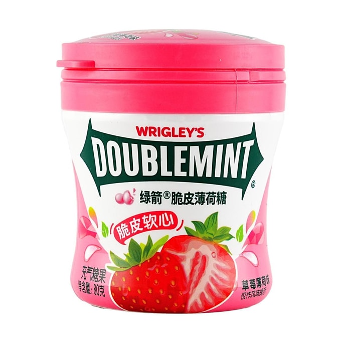 Crispy Soft Mint Candy Strawberry Mint Flavor 2.82 oz