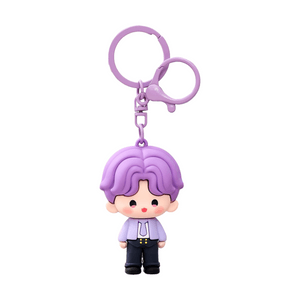 Love And Deep Space Game Keychain Figurines Schoolbag Pendants Small Trinkets Ornaments Related - Qi Yu 1Pc