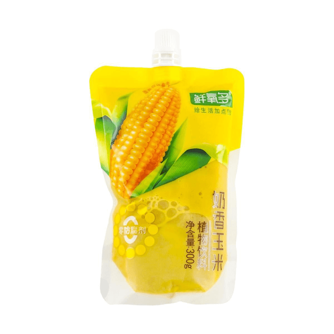 鲜氧多 奶香玉米汁 谷物饮料 300g【营养低脂早餐玉米糊】【亚米独家】