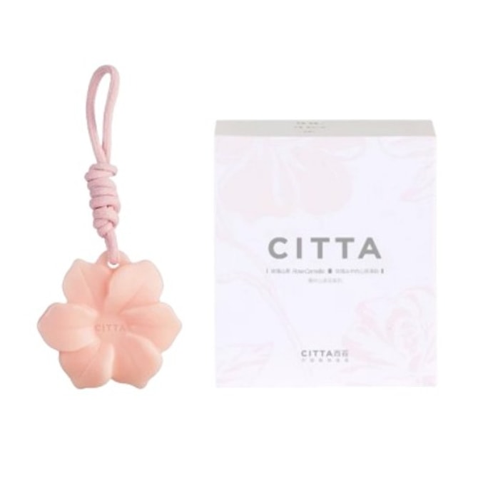 Camellia Wax Solid Home Wardrobe Durable Wardrobe Aromatherapy Wax Premium Pendant Rose Camellia (Easy to melt, do not put in the car) 1 piece