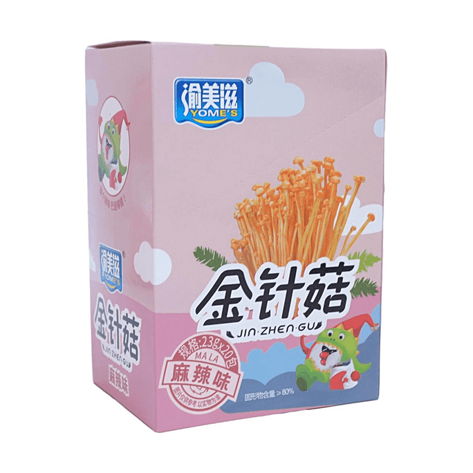 Yumeizi Enoki Mushrooms – Mala Spicy Flavor 0.81oz