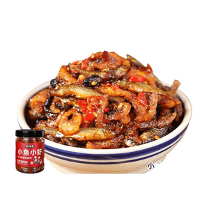 Hunan Specialty Fish & Shrimp Sauce, Farm‑style Fire‑Roasted Fish, For Rice & Wine, 238g*1 Bottle
