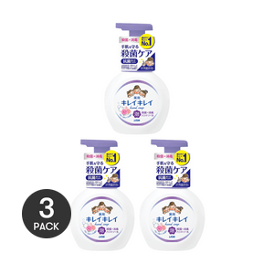 【Value Pack】Japan Antibacterial Household Sanitizer Foam Hand Soap Safe for Children #Floral Flavor 250ml*3