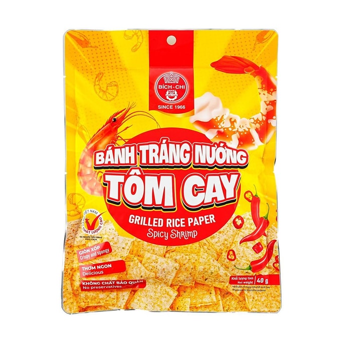 Grilled Rice Paper Spicy Shrimp Flavor 1.41oz