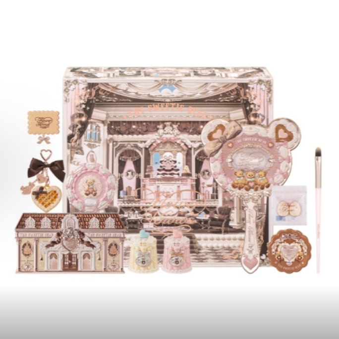 Sweetheart Bear Cookies Makeup Gift Box-Picnic Basket