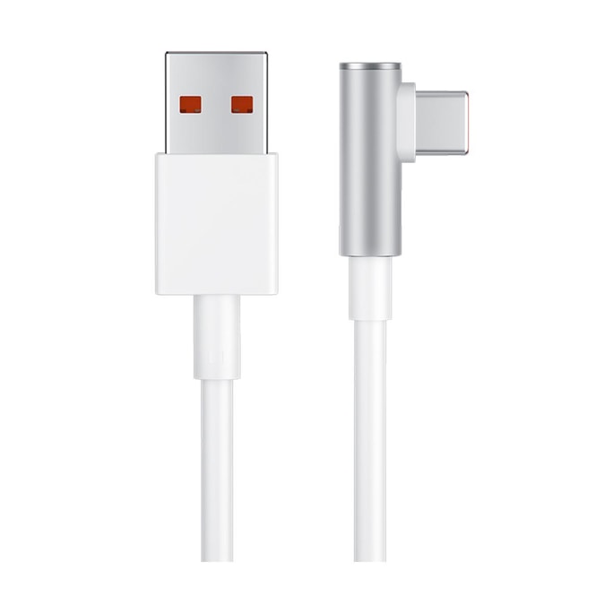 Xiaomi 6A L - type Type - C Fast - charging Data Cable, 1.5 - meter Long, White