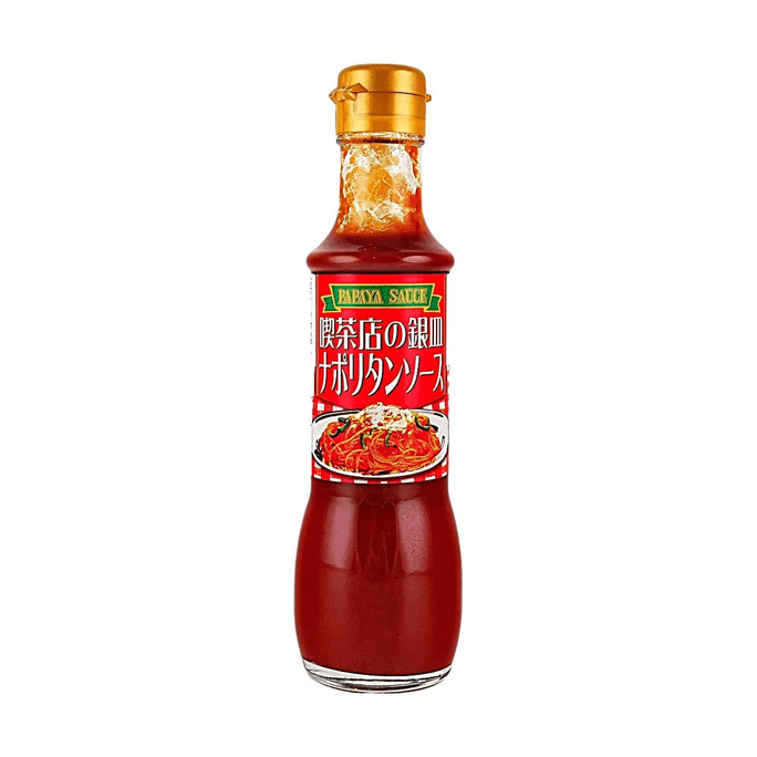 日本PAPAYA SAUCE 日式咖啡馆拿破仑意面酱 200ml【伍斯特酱融合番茄酱】【可用于意面、蛋包饭、披萨和汉堡肉】