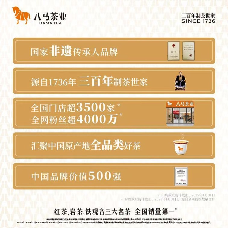 【中国直送】巴馬茶業プレミアム金君梅武夷紅茶、缶入りリーフティー、110g×1缶 7