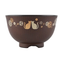 Miso Soup Bowl Kemari Cat Pattern 4.33"