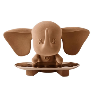 Beihanmei Dumbo Storage Tray Creative Key Collection (flannel Coffee Color) 32 * 20cm