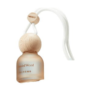 【中国直邮】 MINISO 名创优品 车载香薰榉木挂件挂饰汽车摆件祛味淡香持久留香清新【檀香】1个