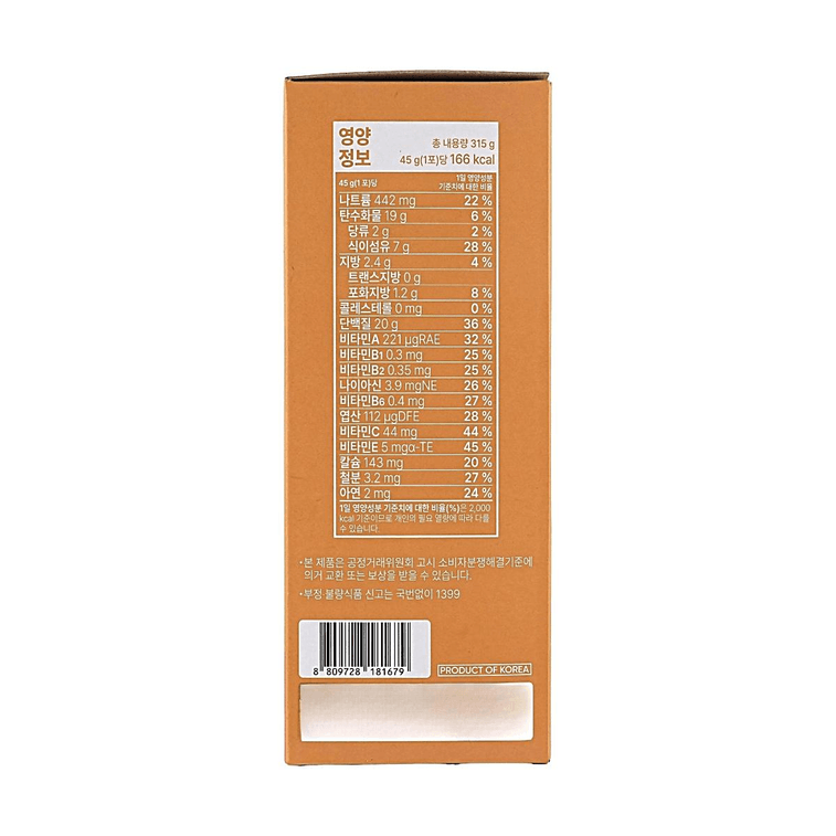 韓國SHAKEBABY 蛋白質奶昔 減重減脂增肌 穀物口味 單包162卡 7包入 280g 5
