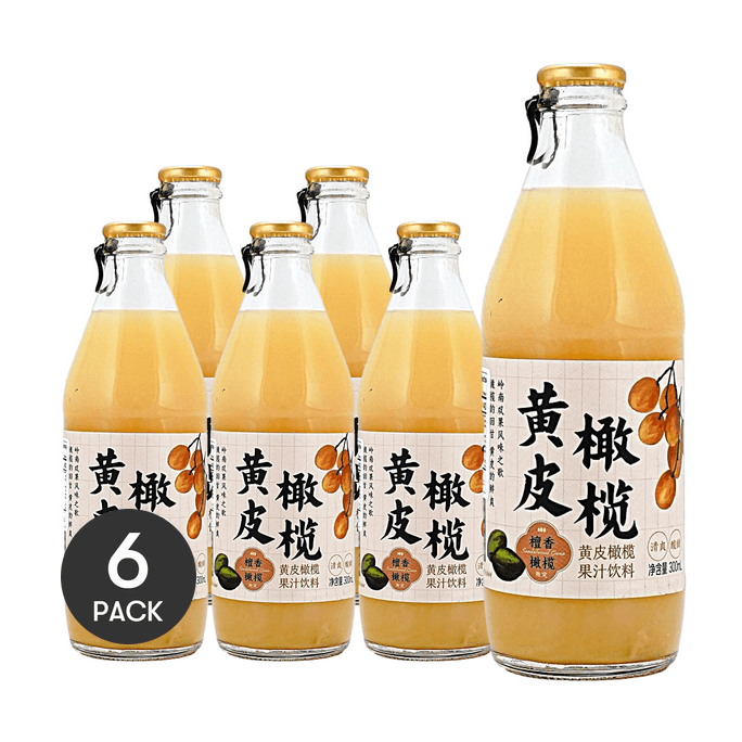 GANCHUN Yellow-skinned Olive Drink 10.15 fl oz x 6