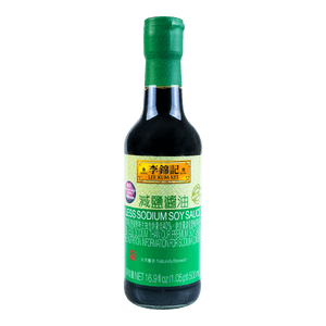香港李錦記 薄鹽生抽 減鹽醬油 500ml 新舊版隨機發