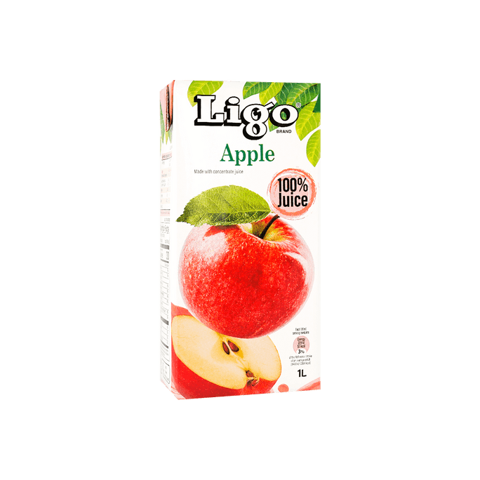 马来西亚LIGO利高牌 苹果汁饮料 1L