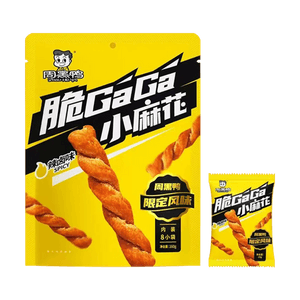 Crispy Gaga Small Twist, Spicy Braised Flavor,8p 5.64oz