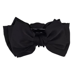 【中国直邮】VIKIKO 公主风高级感蝴蝶结发夹 黑色