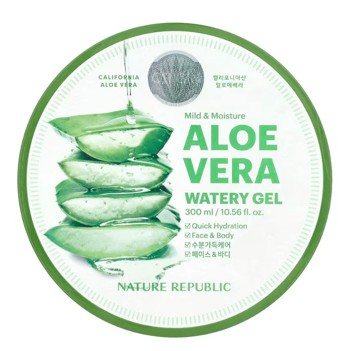 Nature Republic Mild Moisture Aloe Vera Watery Gel 10.56 Fl.oz