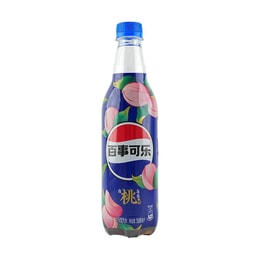 大陆版百事可乐 白桃乌龙味汽水 500ml