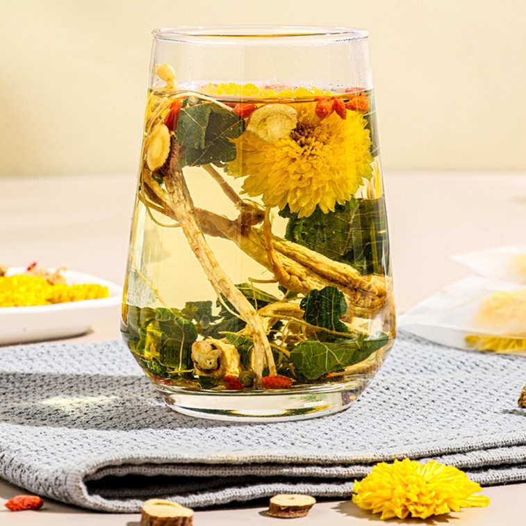 【Direct Mail from China】 Sifanda Ginseng Chrysanthemum & Wolfberry Tea 50g (5g×10p) - Natural Ingredient Blend Nouris 6