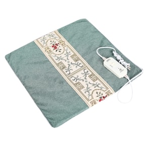 Electric heating temperature control moxa cushion, office chair pad, embroidered green/piece, warm moxibustion hot compress and warm mugwort pad, 1 piece set