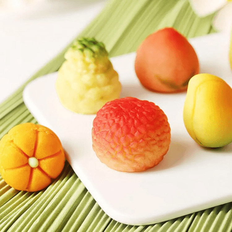 GRJZ Mung Bean Cake 4.23oz【Thai Style】【Fruit Shaped】 - Yami.com