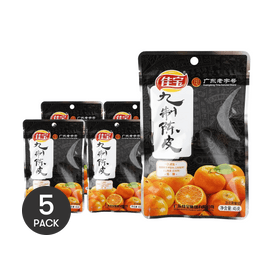 佳宝 九制陈皮 45g  *5【5份超值装】【儿时经典 酸甜咸香】