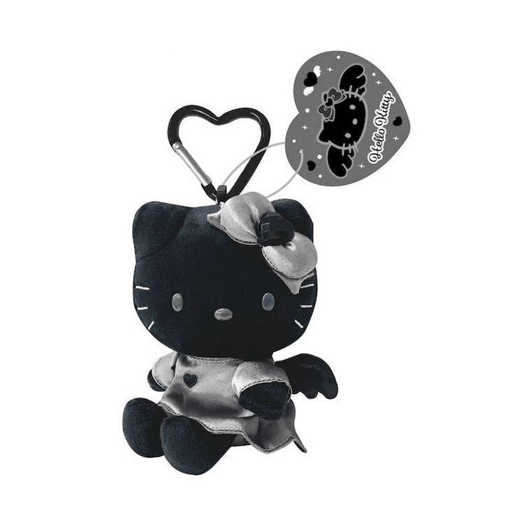 Hello Kitty Angel Mascot Keychain Black /Gray[T.C.P.]【 Black