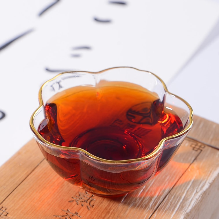 仁信昌 2015年勐海古树普洱熟茶砖 500克 熟普洱茶叶 5