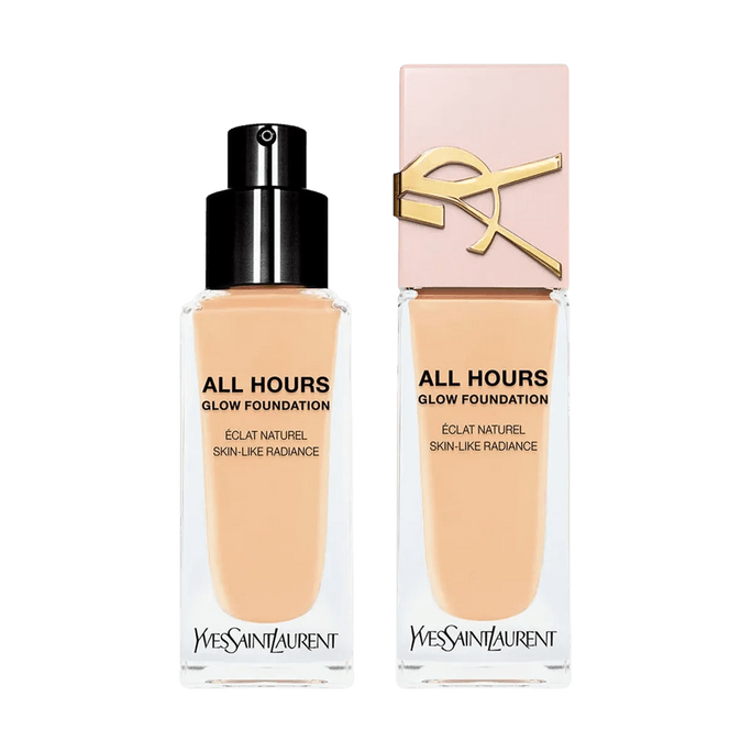 All Hours Glow Foundation, 0.85oz. #LN1 - Natural Nude Glow | For Combination-Dry Skin【NEW】