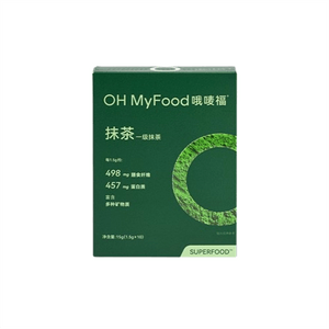 【中国直邮】 OHMYFOOD哦唛福 哦唛福 哦唛福 纯抹茶粉 高蛋白质 茶氨酸冲饮烘焙拿铁奶茶店专用便携装 1.5g*10条/盒