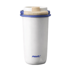 Straw Tumbler with Lid (Insulated) - White 480ml, 1 pc
