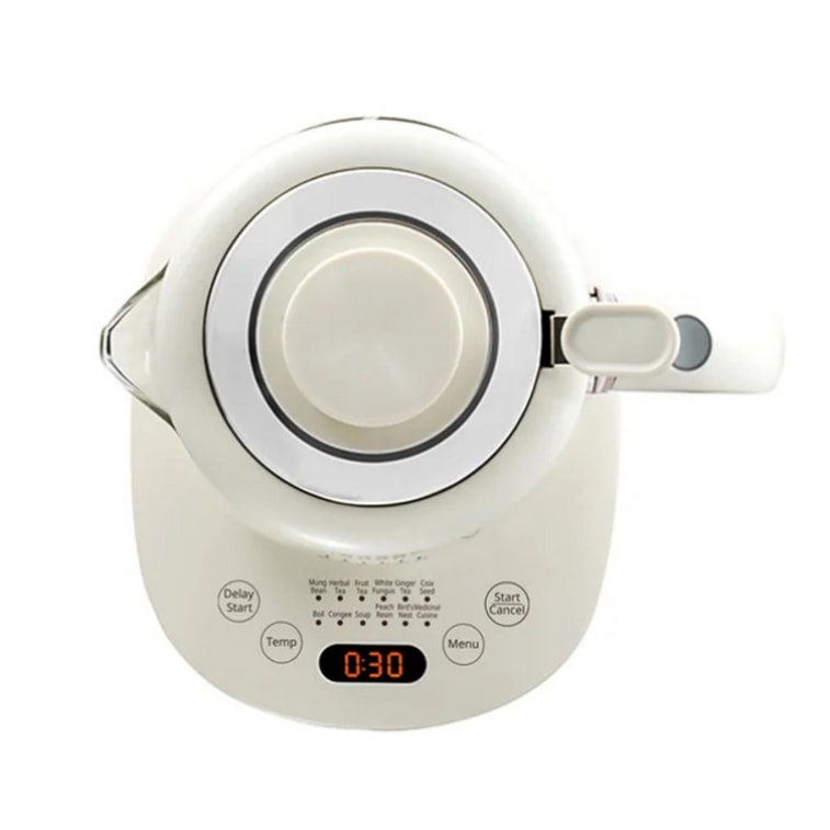 MIDEA美的【美国本土发货】 净润养生壶 配茶篮+炖盅 预约保温1.5L 110V 5