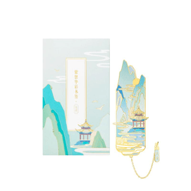 Palace Museum Taobao   Purple Forbidden Huacai Metal Bookmark Chinese Style High End Gift Tianqing 11 * 4.3