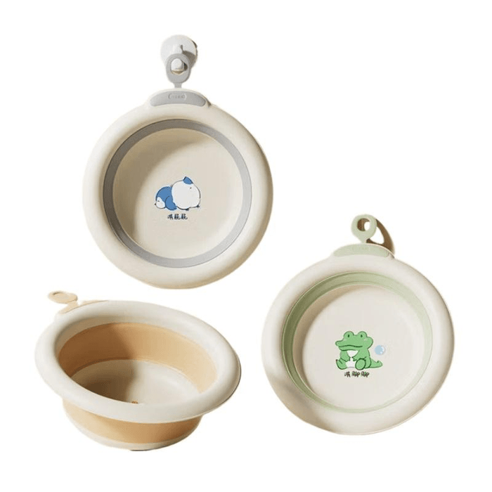 October Crystalline Baby Folding Basin Can Hold 3 Items