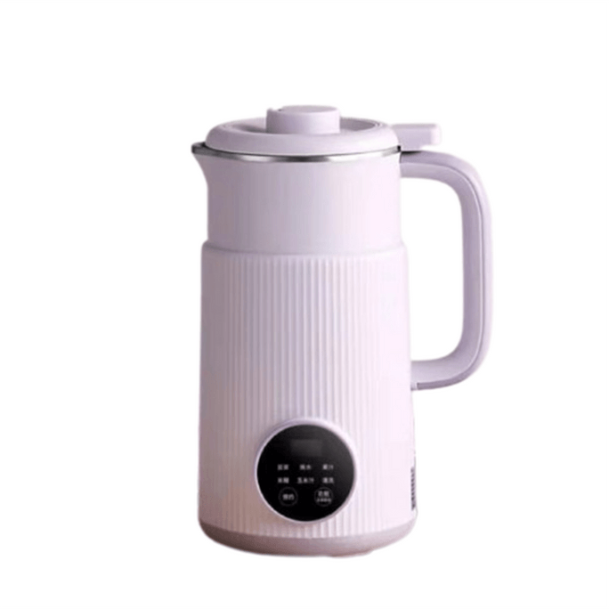 110V Soybean Milk Maker Home Use Small Mini Automatic Multifunction Light Purple